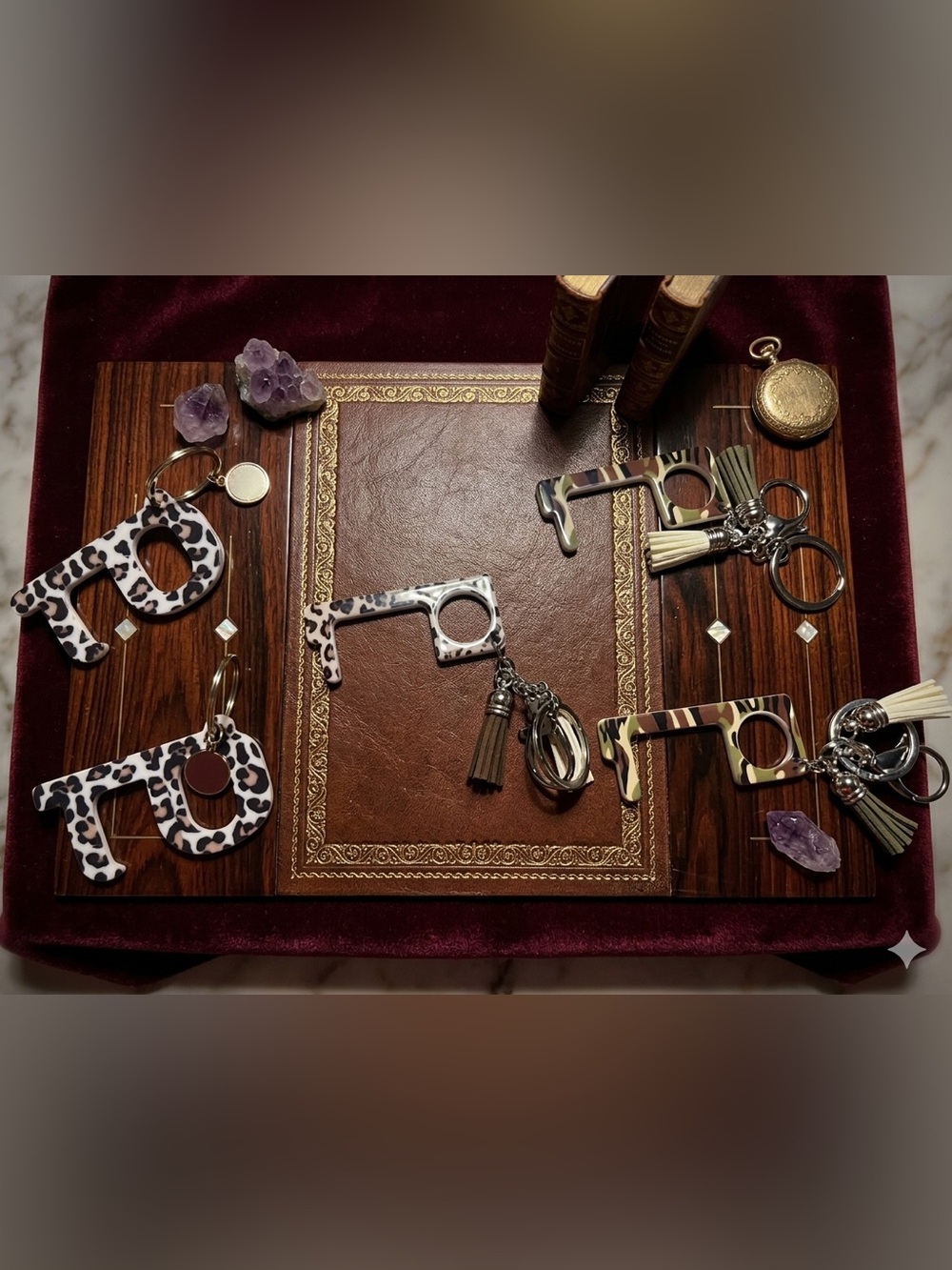 Choose One: Door Opener & Button Presser Keychain